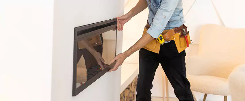 Metal Fireplace Installation in Merrifield, Virginia