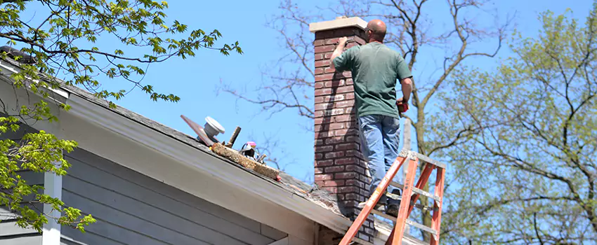 Vinyl and PVC Chimney Flashing Installation in Merrifield, VA